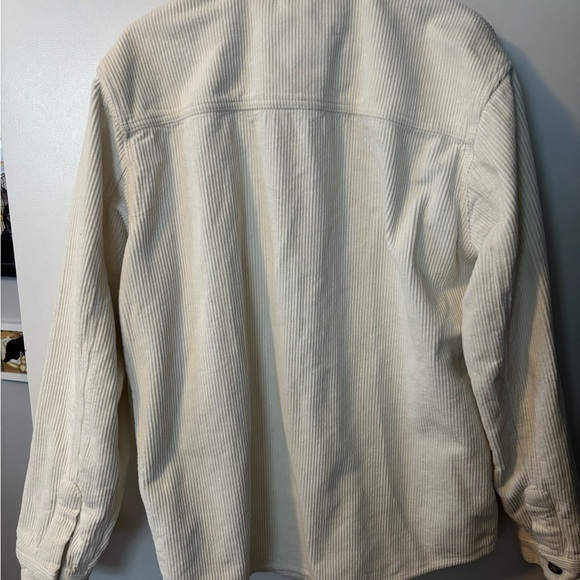 Buffalo David Bitton Cream Corduroy Wintercore Seasonal Shirt Jacket - Picture 3 of 3